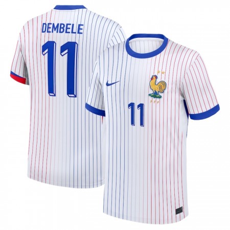 Francie Dembele 11 Venkovní ME 2024 - Fotbalové Dresy (S/S)